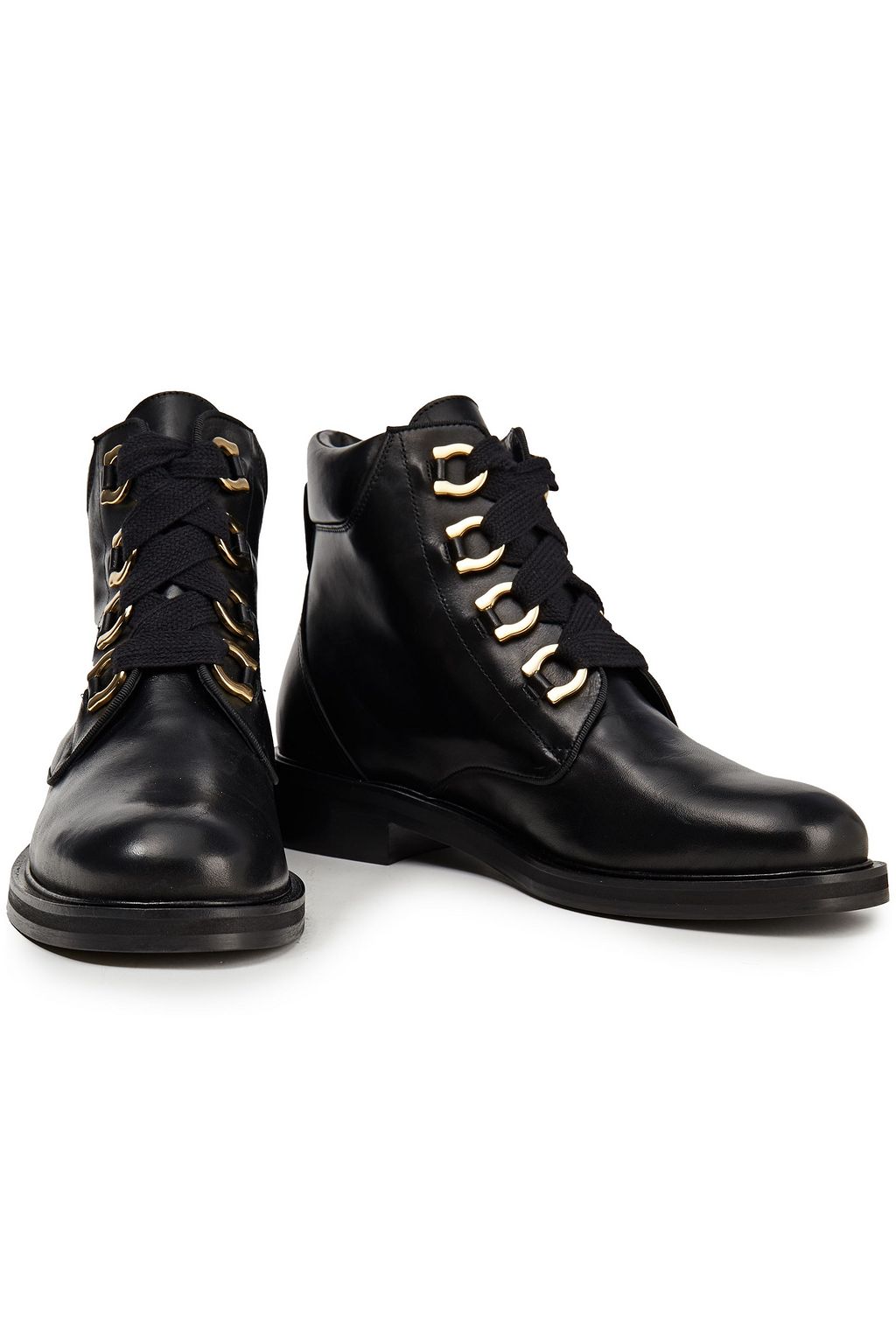 CLAUDIE PIERLOT Aramis leather combat boots
