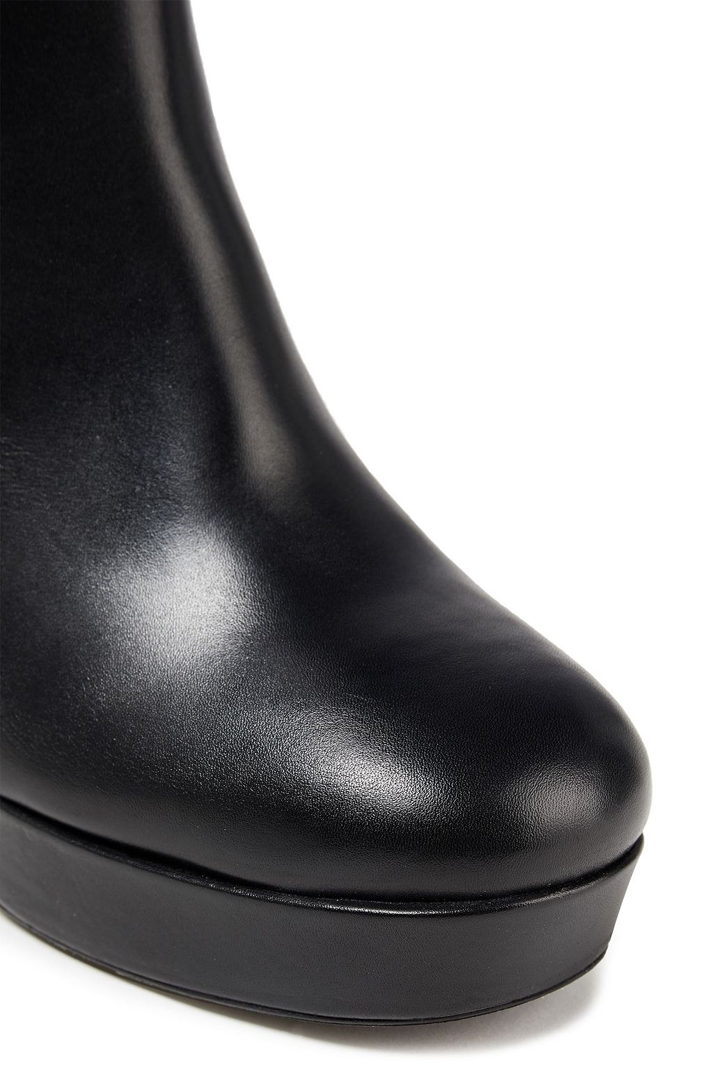 CLAUDIE PIERLOT Plateau leather ankle boots
