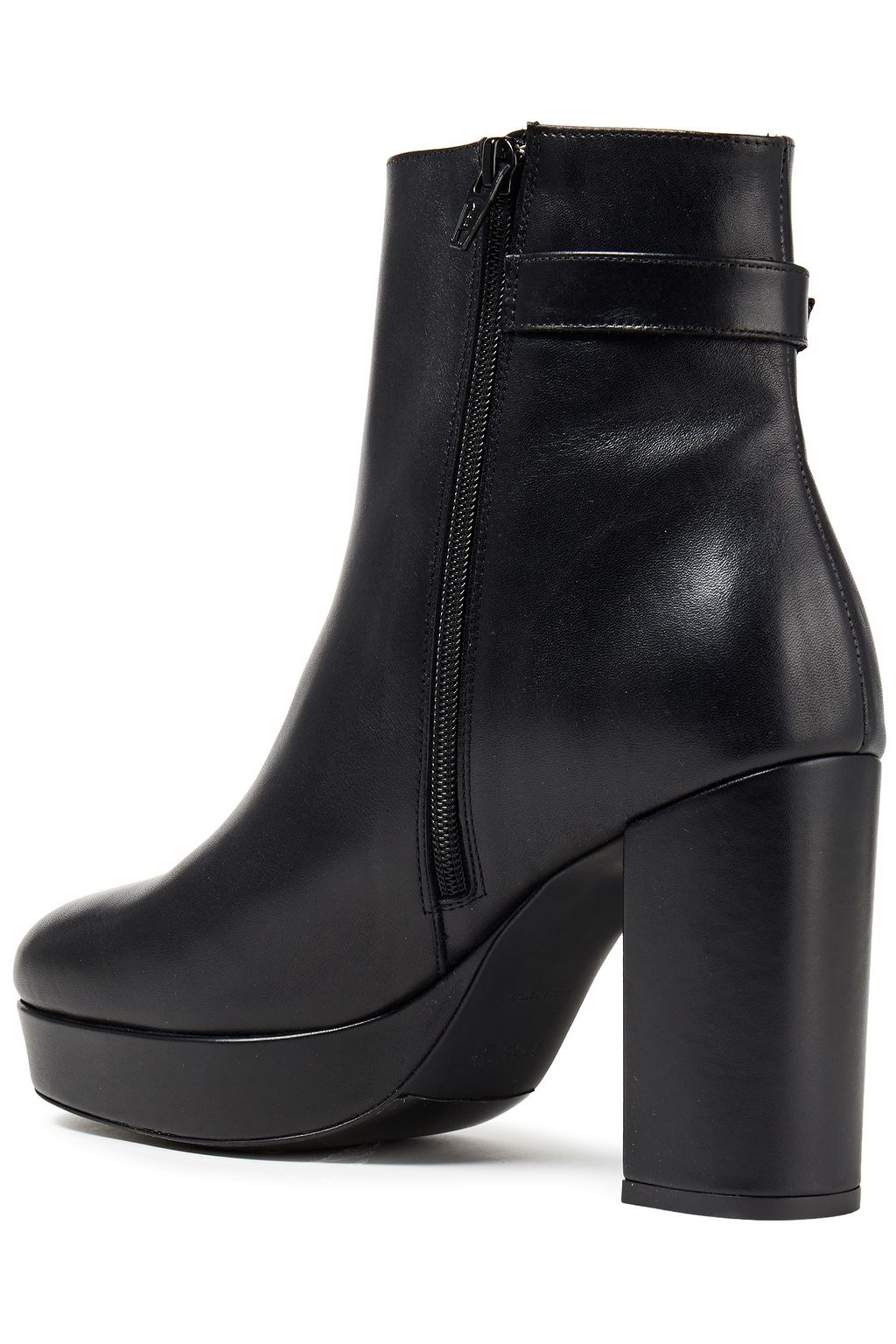 CLAUDIE PIERLOT Plateau leather ankle boots
