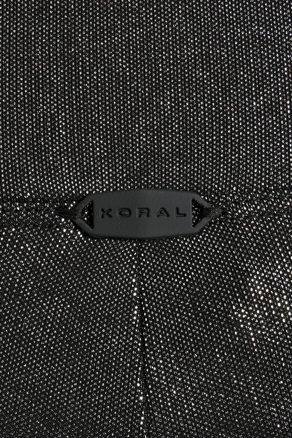KORAL Lustrous Glaze metallic stretch leggings