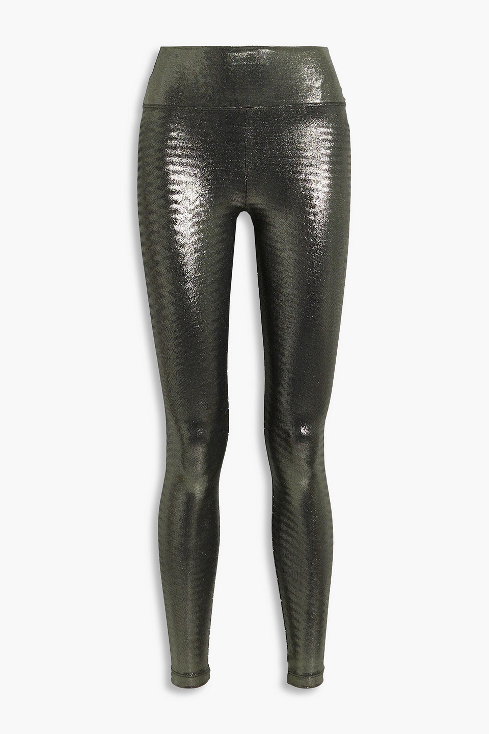 koral - lustrous glaze metallic stretch leggings - metallic - xs
