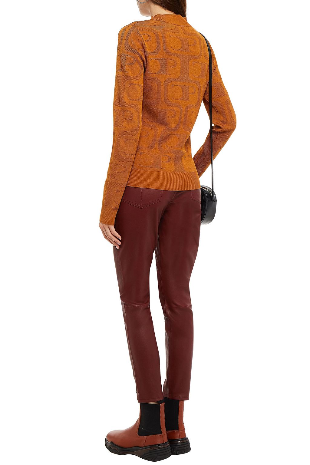 RAG & BONE Leather slim-leg pants