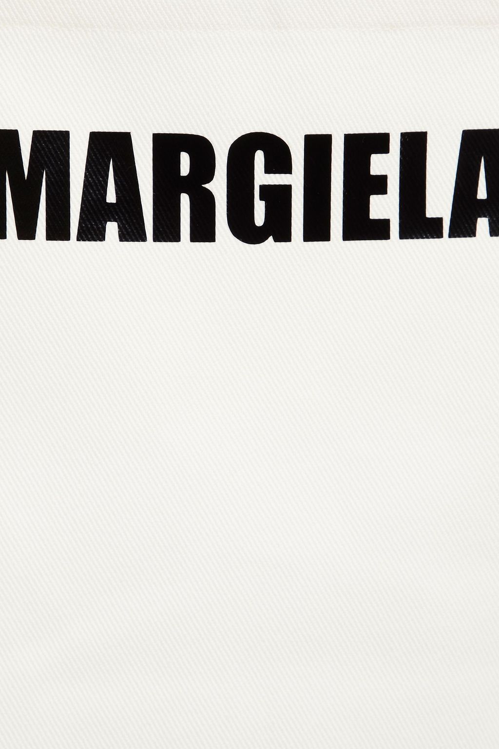 MM6 MAISON MARGIELA Ruffled poplin-paneled printed cotton-gabardine midi dress