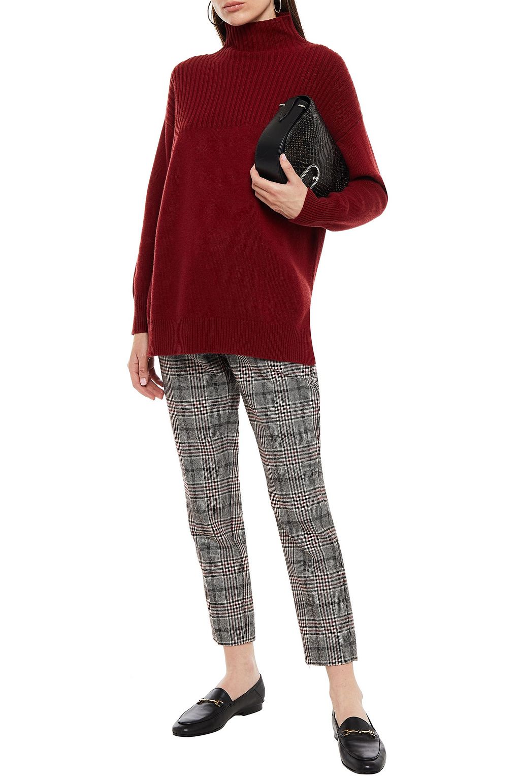 CLAUDIE PIERLOT Monsieur ribbed-knit turtleneck sweater