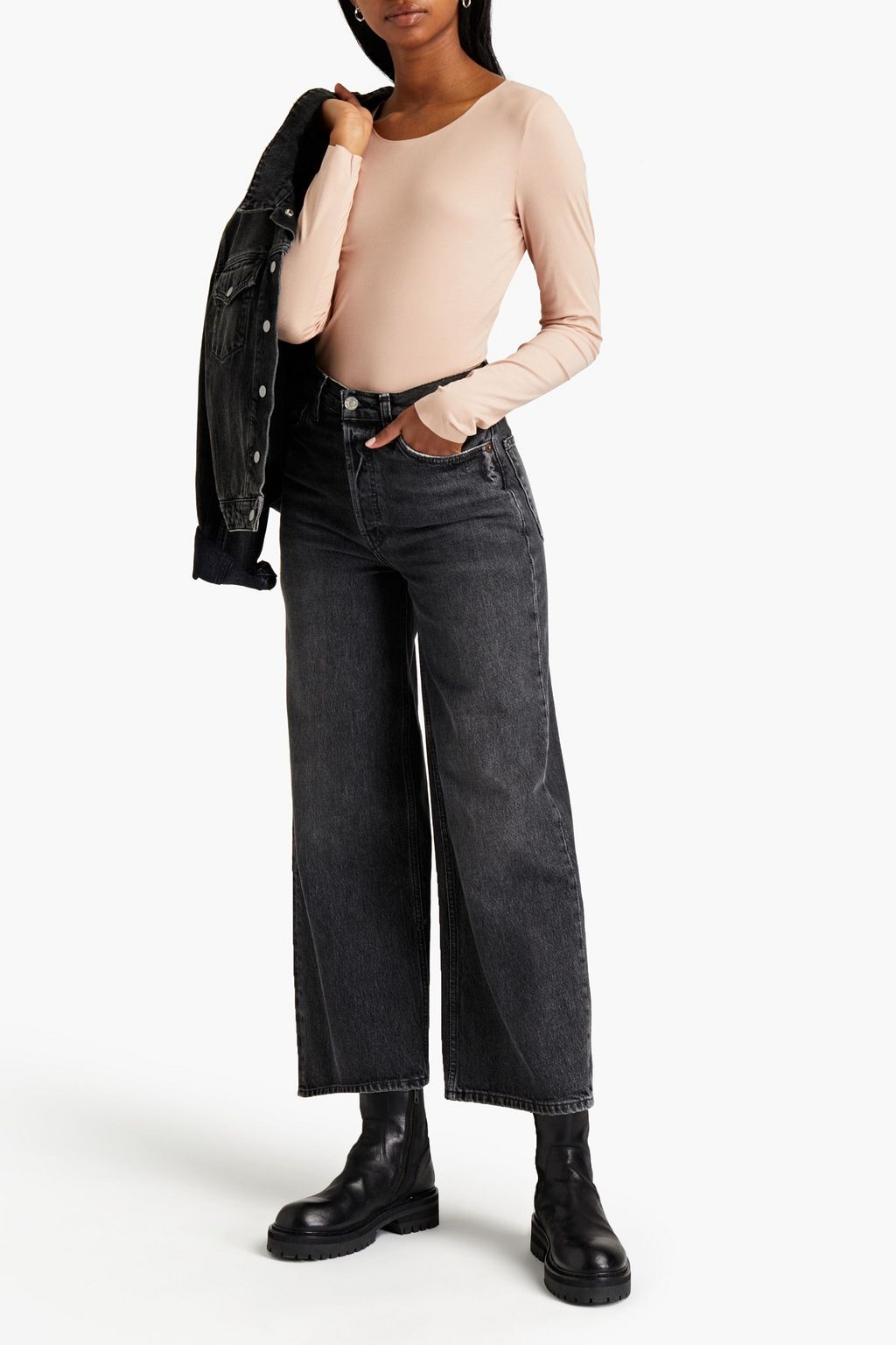 WOLFORD Pure modal-blend jersey top