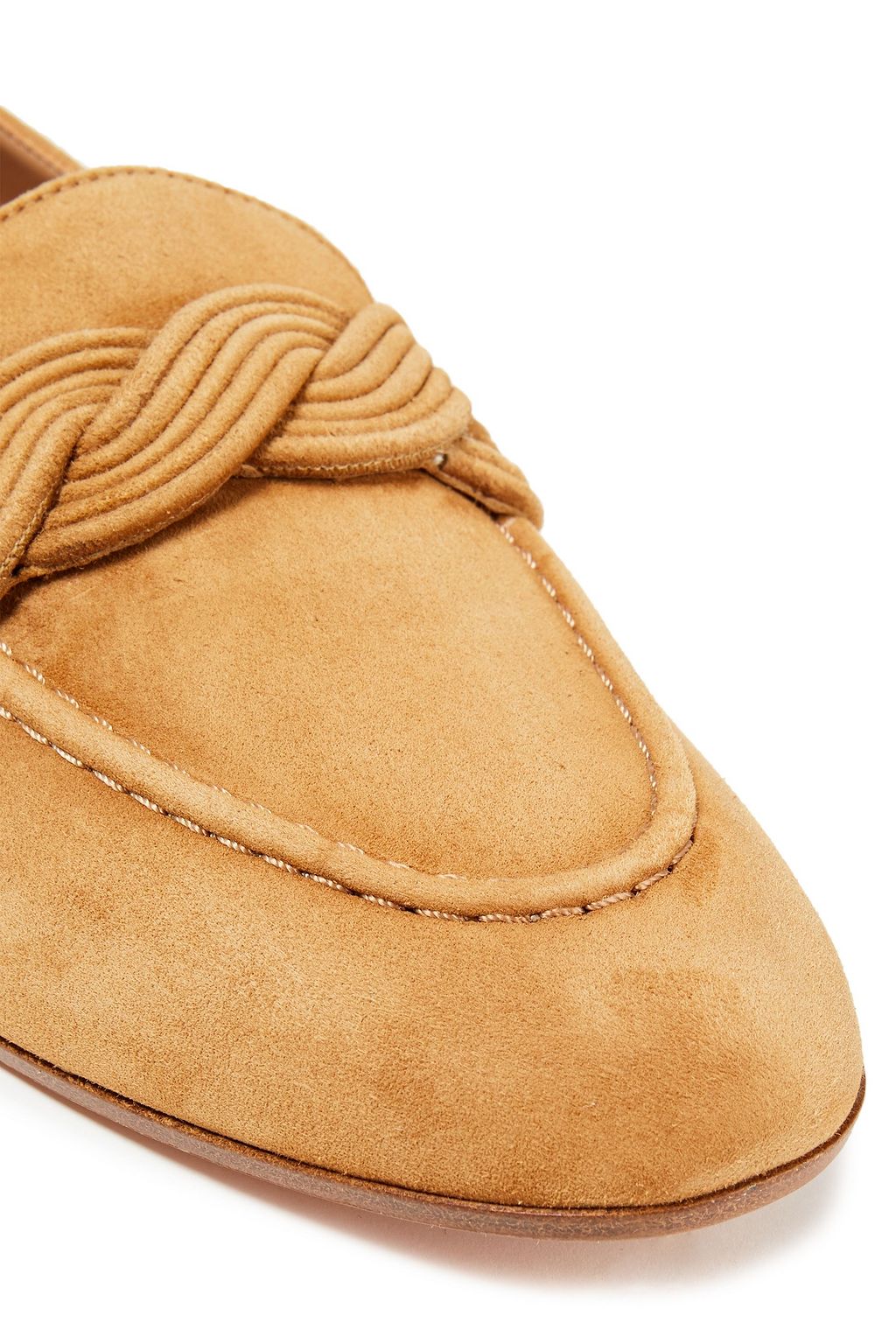 AQUAZZURA Infinite suede loafers