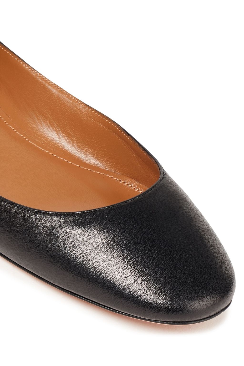 AQUAZZURA Heart Breaker cutout leather ballet flats