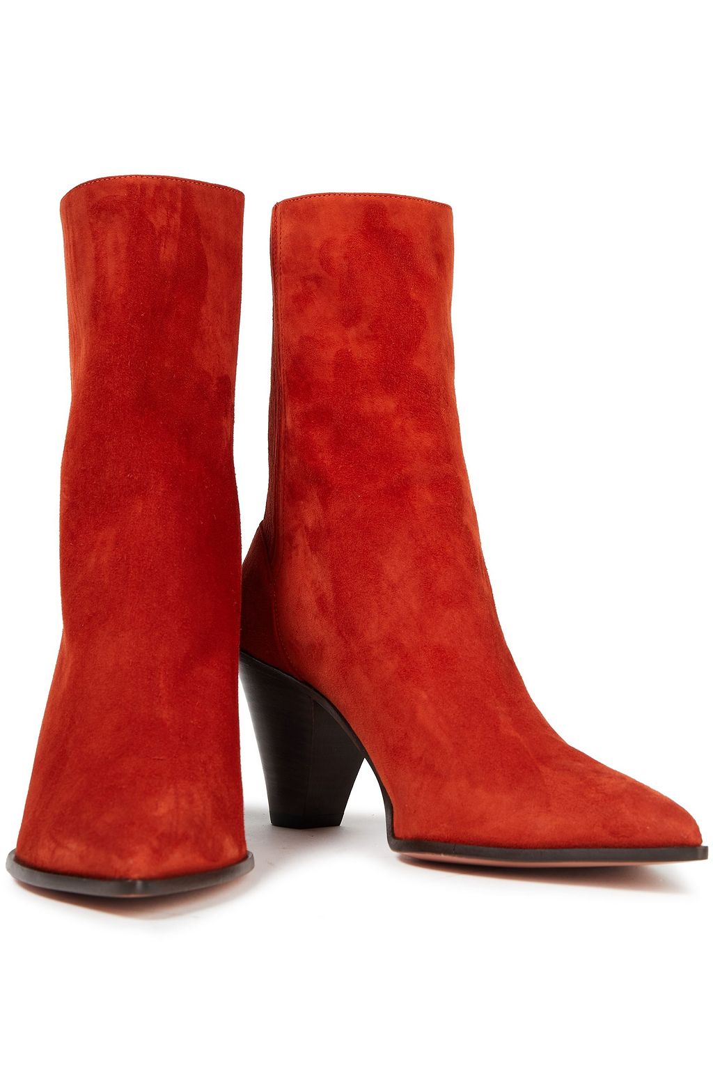AQUAZZURA Saint Honore 70 suede ankle boots
