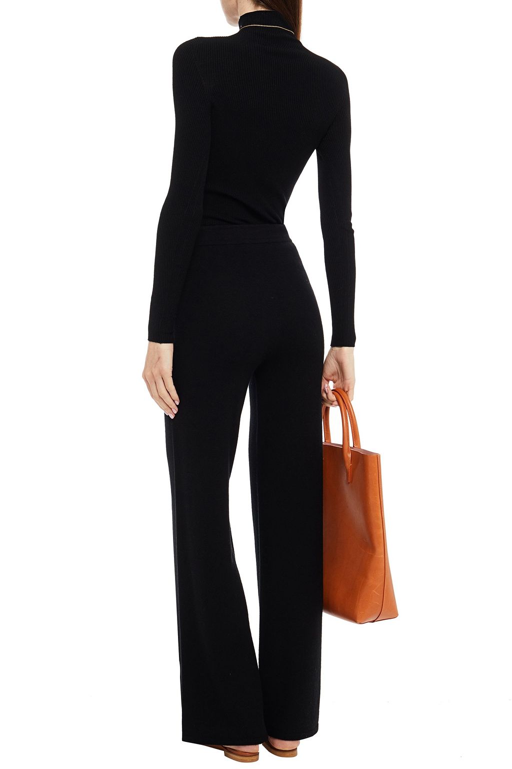 GENTRYPORTOFINO Ribbed wool-blend turtleneck sweater