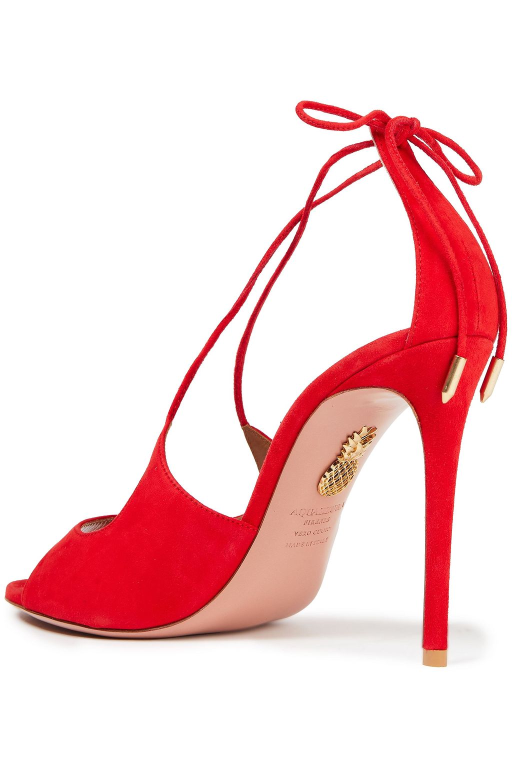 AQUAZZURA Sofia 105 suede sandals