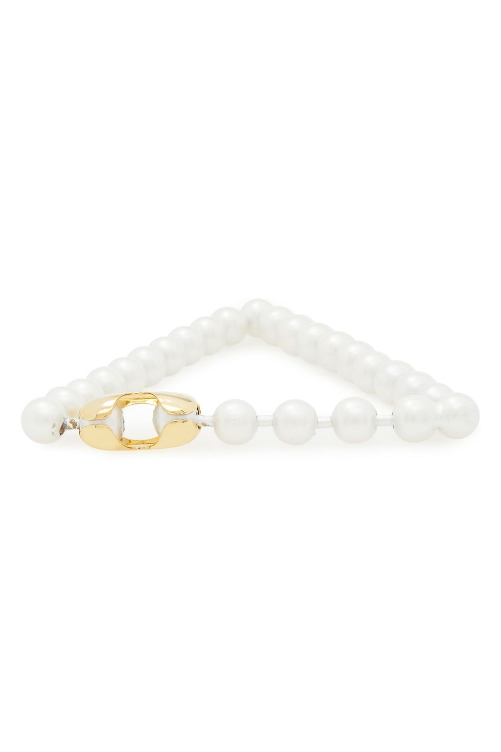 MM6 MAISON MARGIELA Gold-tone faux pearl bracelet