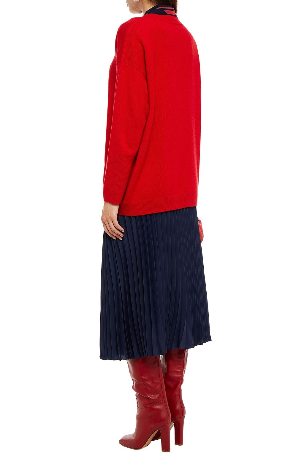 CLAUDIE PIERLOT Oversized button-embellished knitted sweater