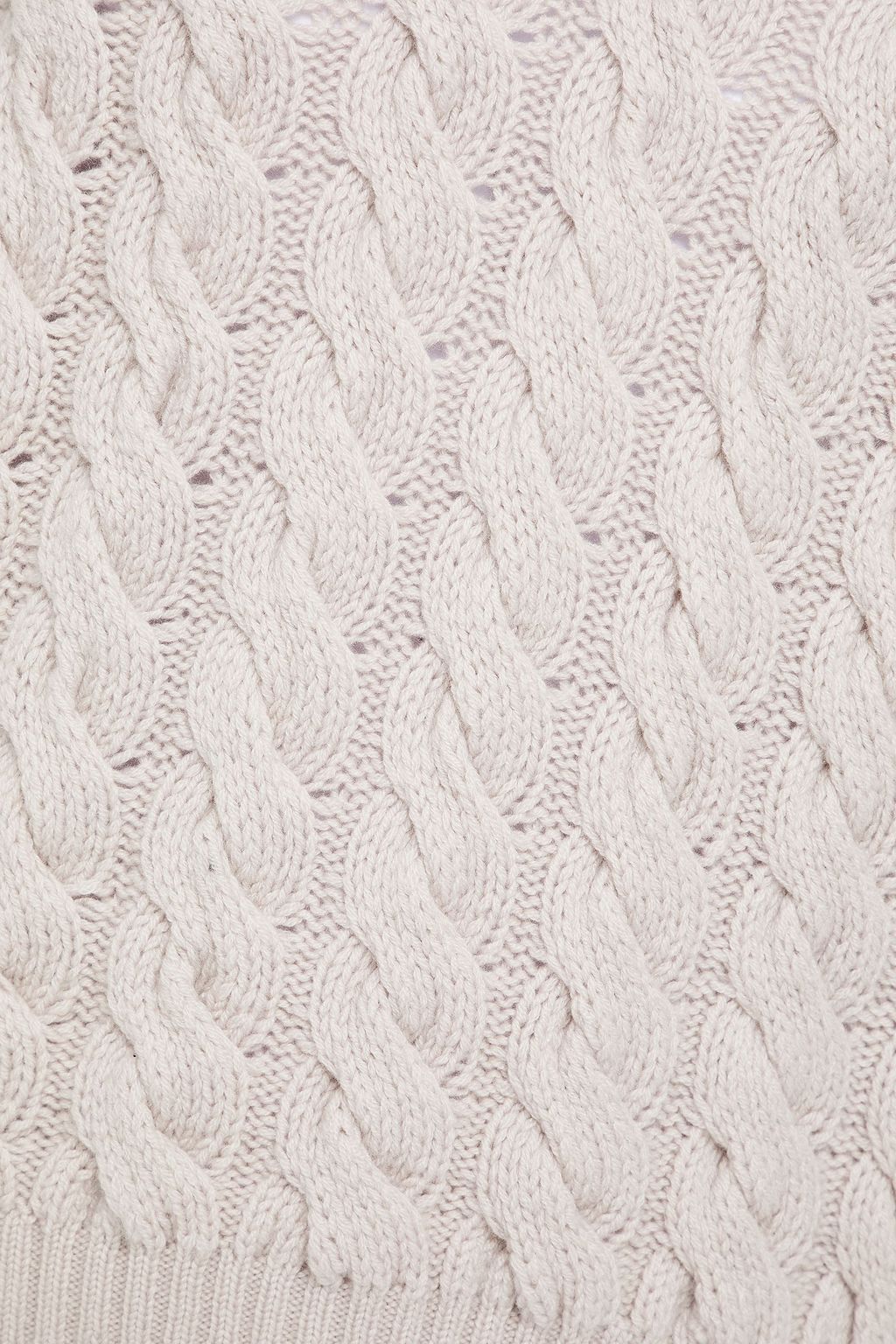 GENTRYPORTOFINO Cable-knit cashmere sweater