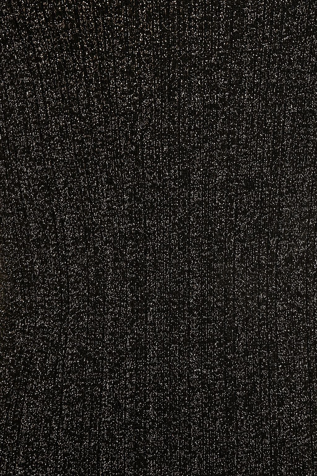 MAJE Metallic ribbed-knit sweater