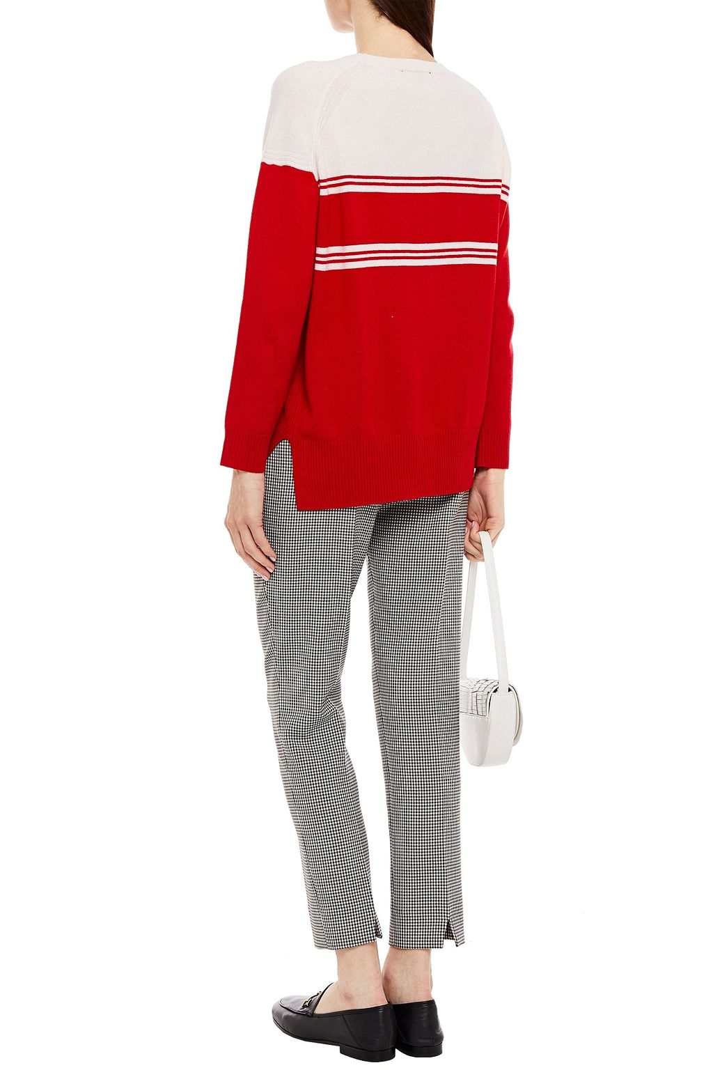 MAJE Intarsia wool sweater