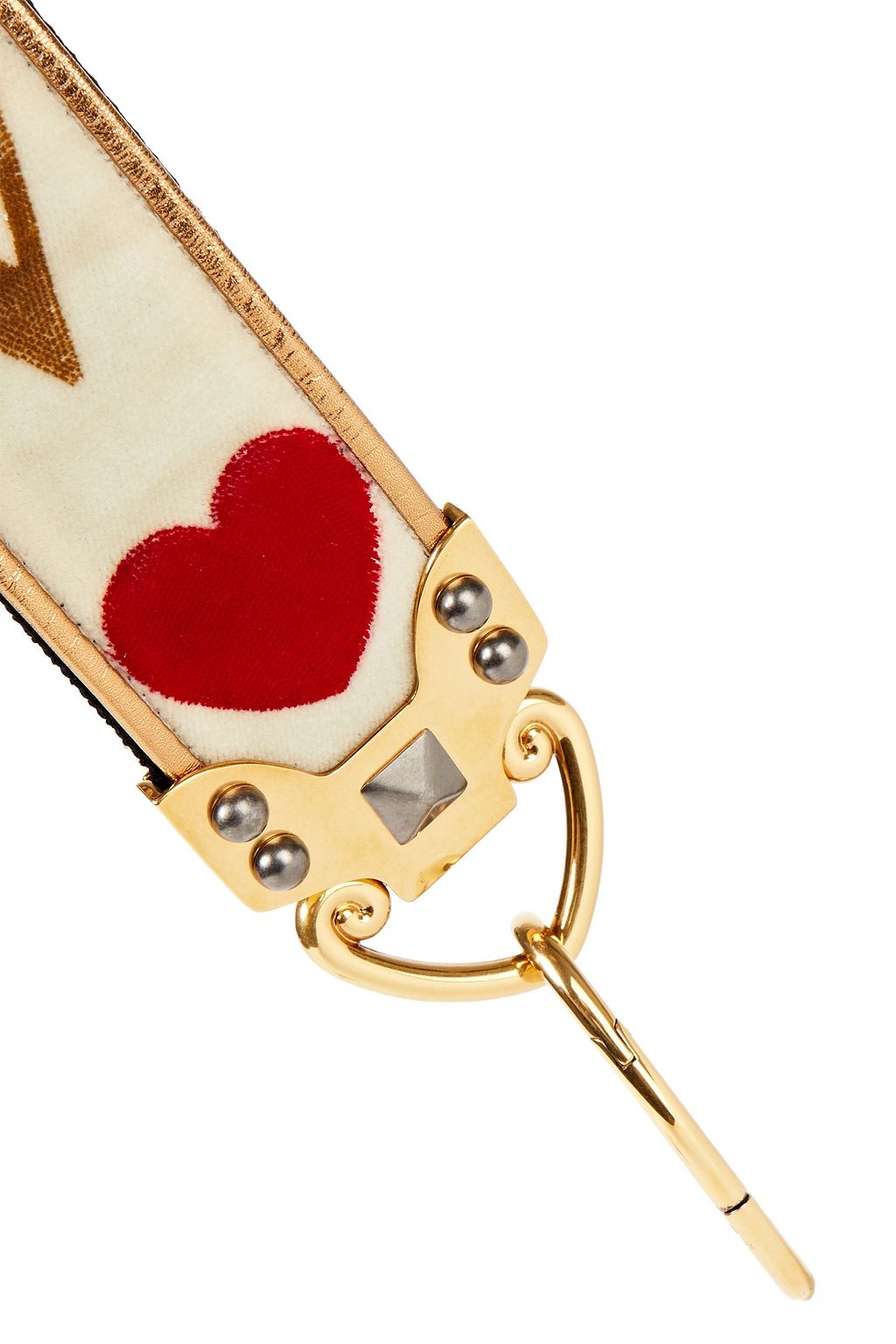 DOLCE&GABBANA Printed velvet shoulder strap
