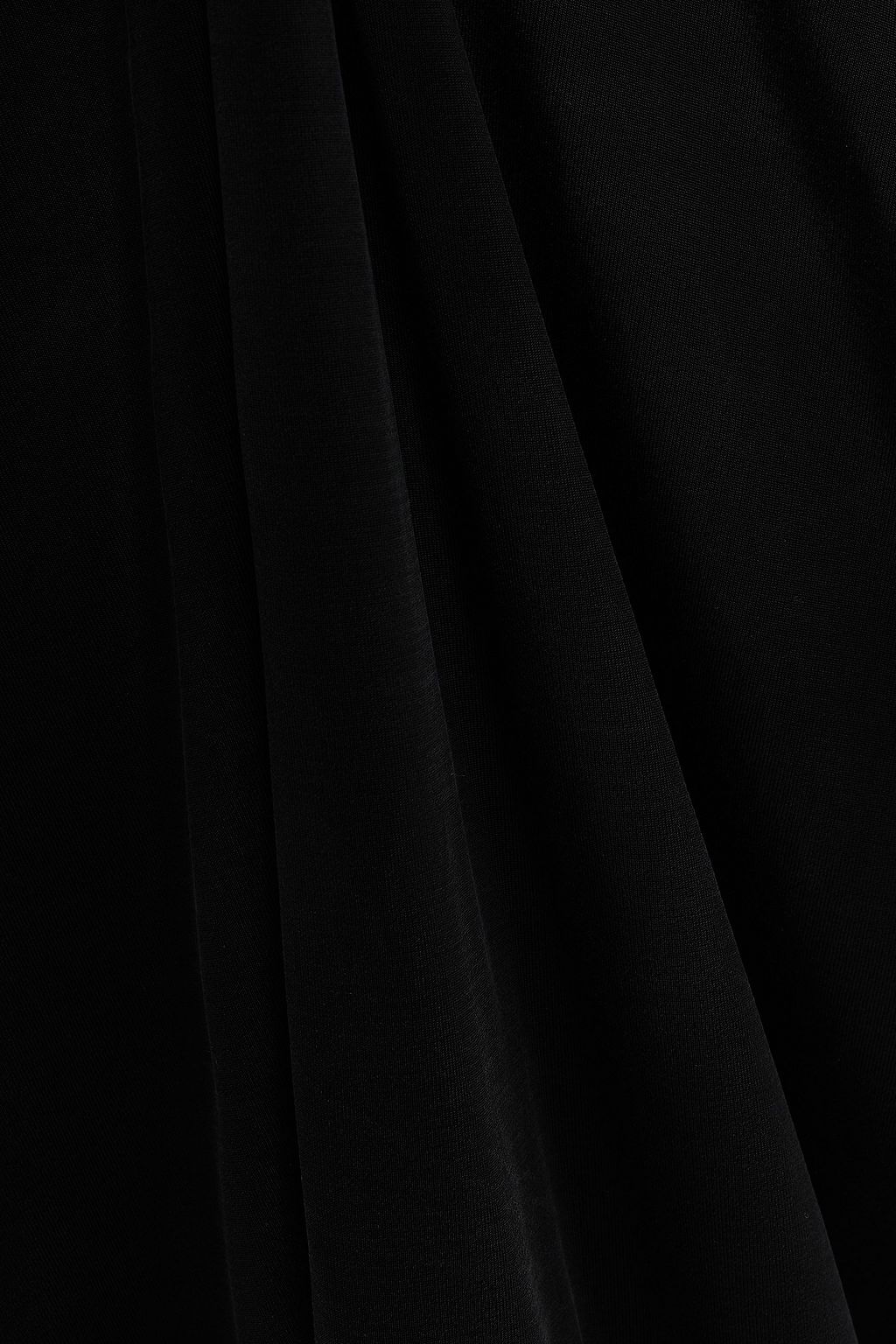 MAJE Washed stretch-cupro T-shirt