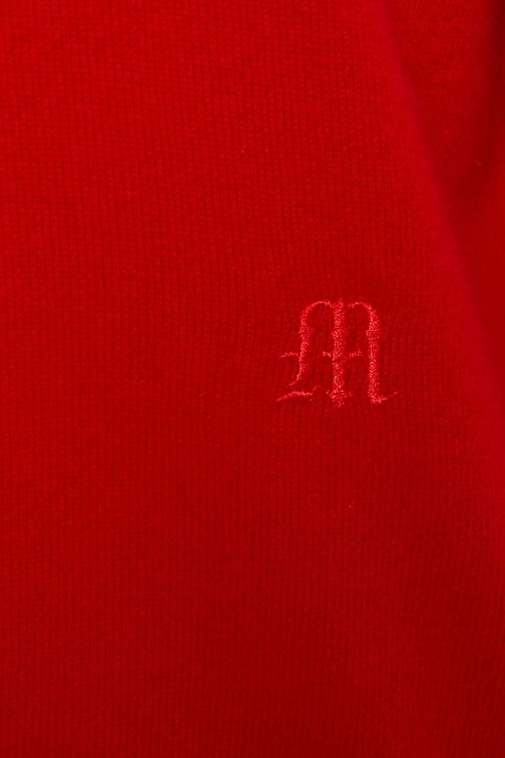 MAJE Embroidered cashmere sweater
