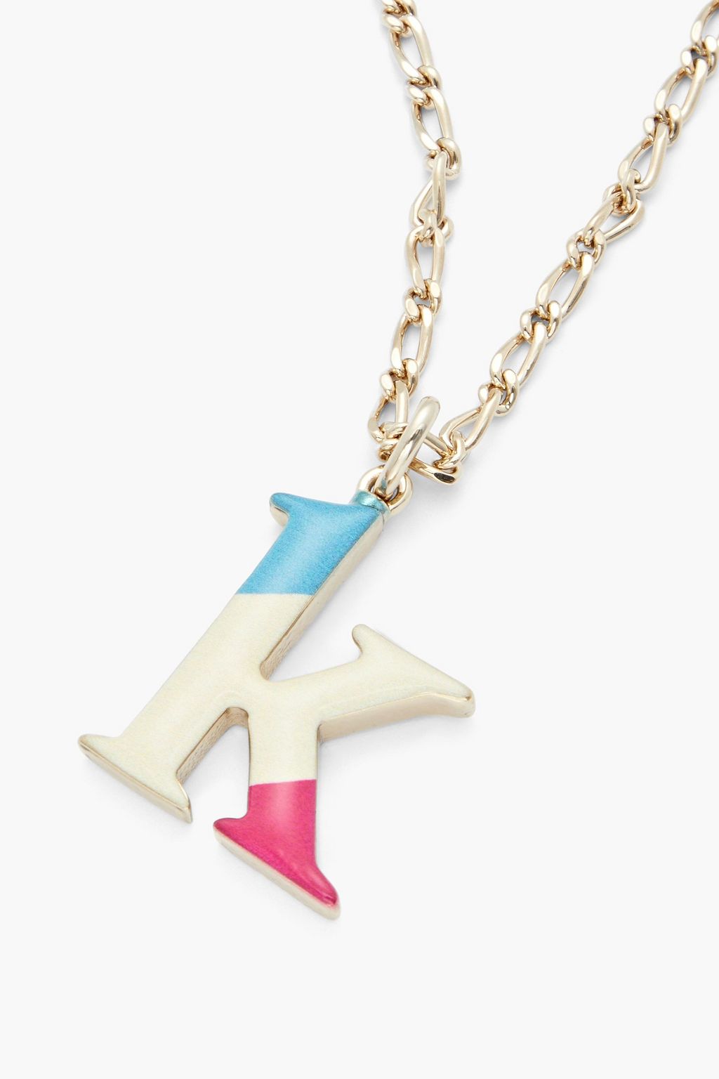 CHLOÉ Gold-tone enamel necklace