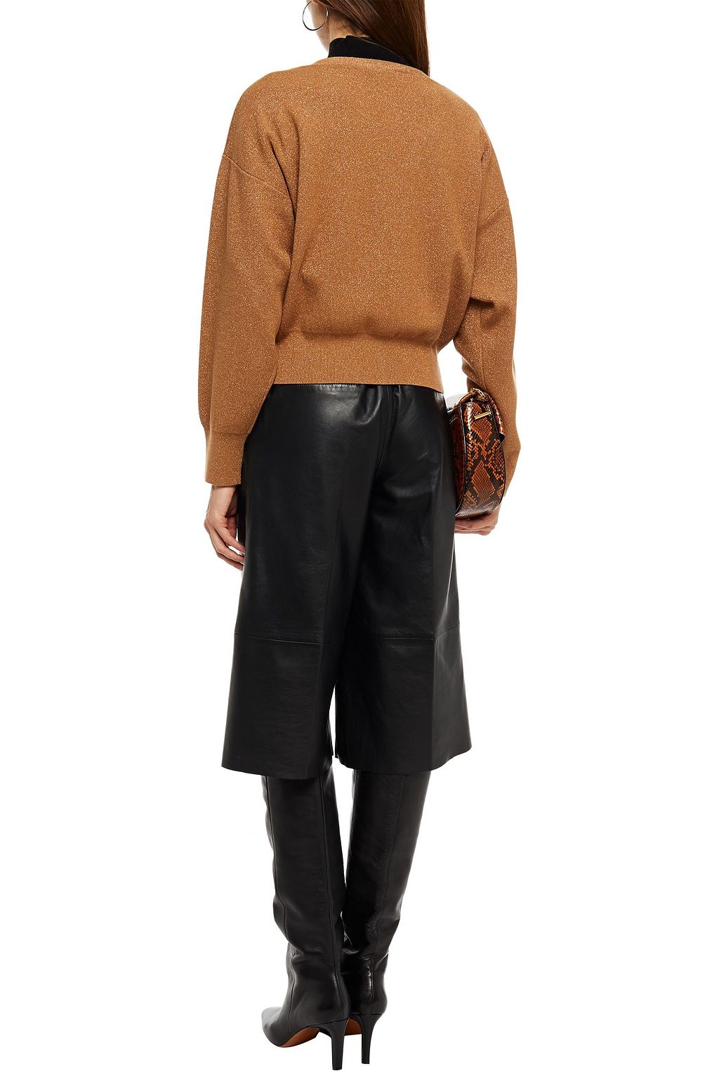 A.L.C. Metallic knitted cardigan