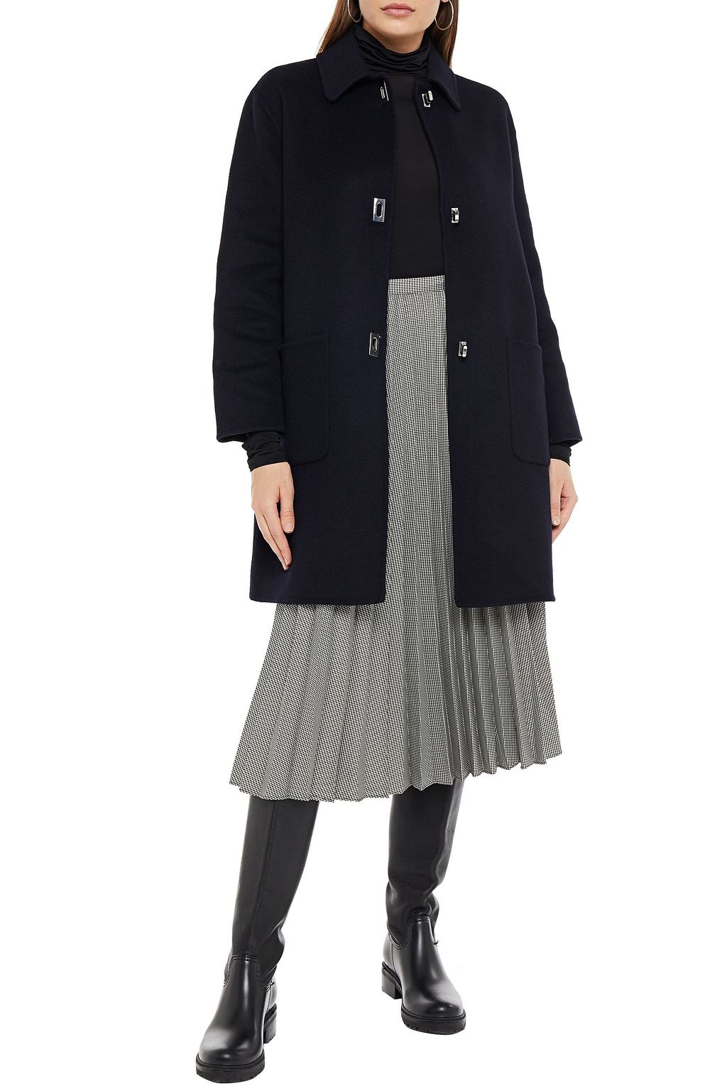CLAUDIE PIERLOT Gingembre wool-blend felt coat