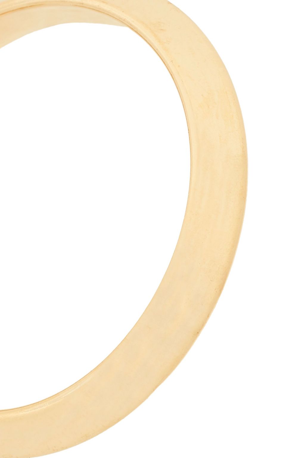 KENNETH JAY LANE 14 KT. vergoldete Creolen