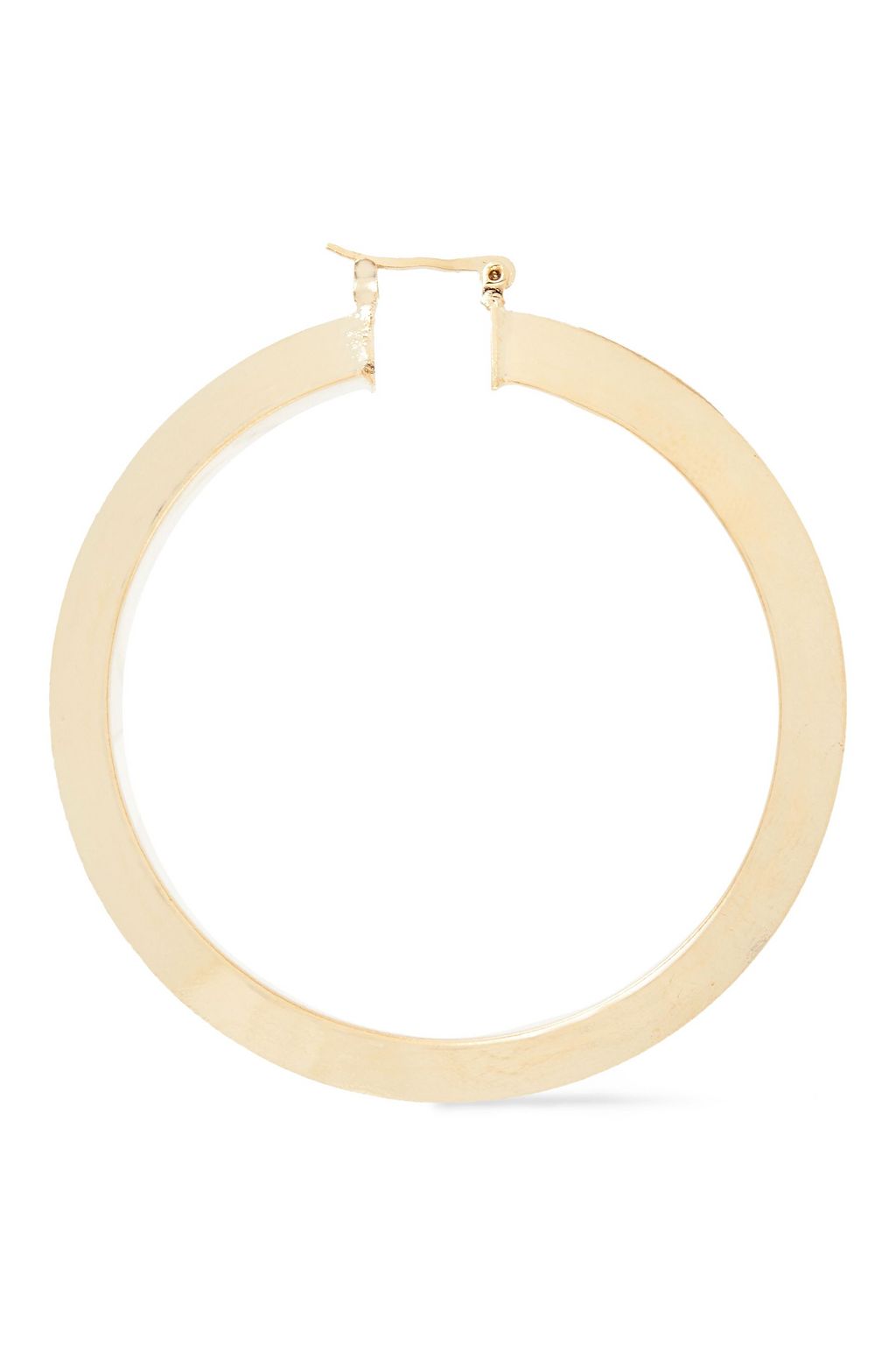 KENNETH JAY LANE 14 KT. vergoldete Creolen
