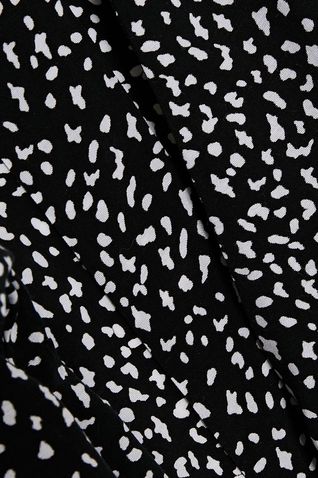 MAJE Tie-neck printed cupro-blend blouse
