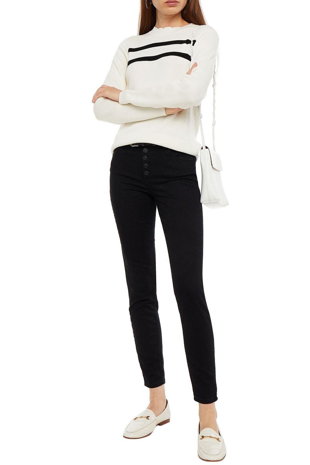 CLAUDIE PIERLOT Philomene high-rise skinny jeans
