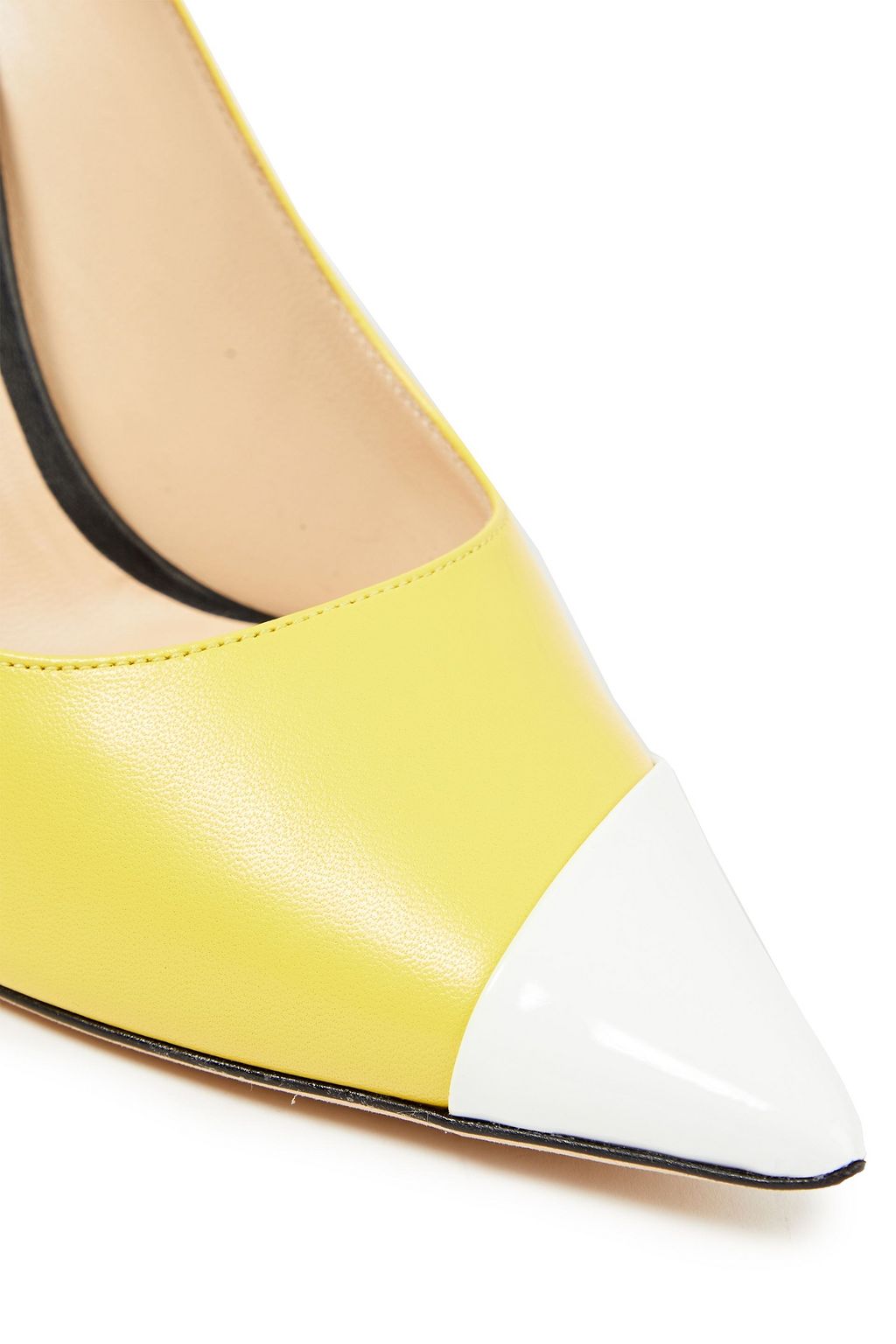 JIMMY CHOO Love 100 Pumps aus Leder in Colour-Block-Optik