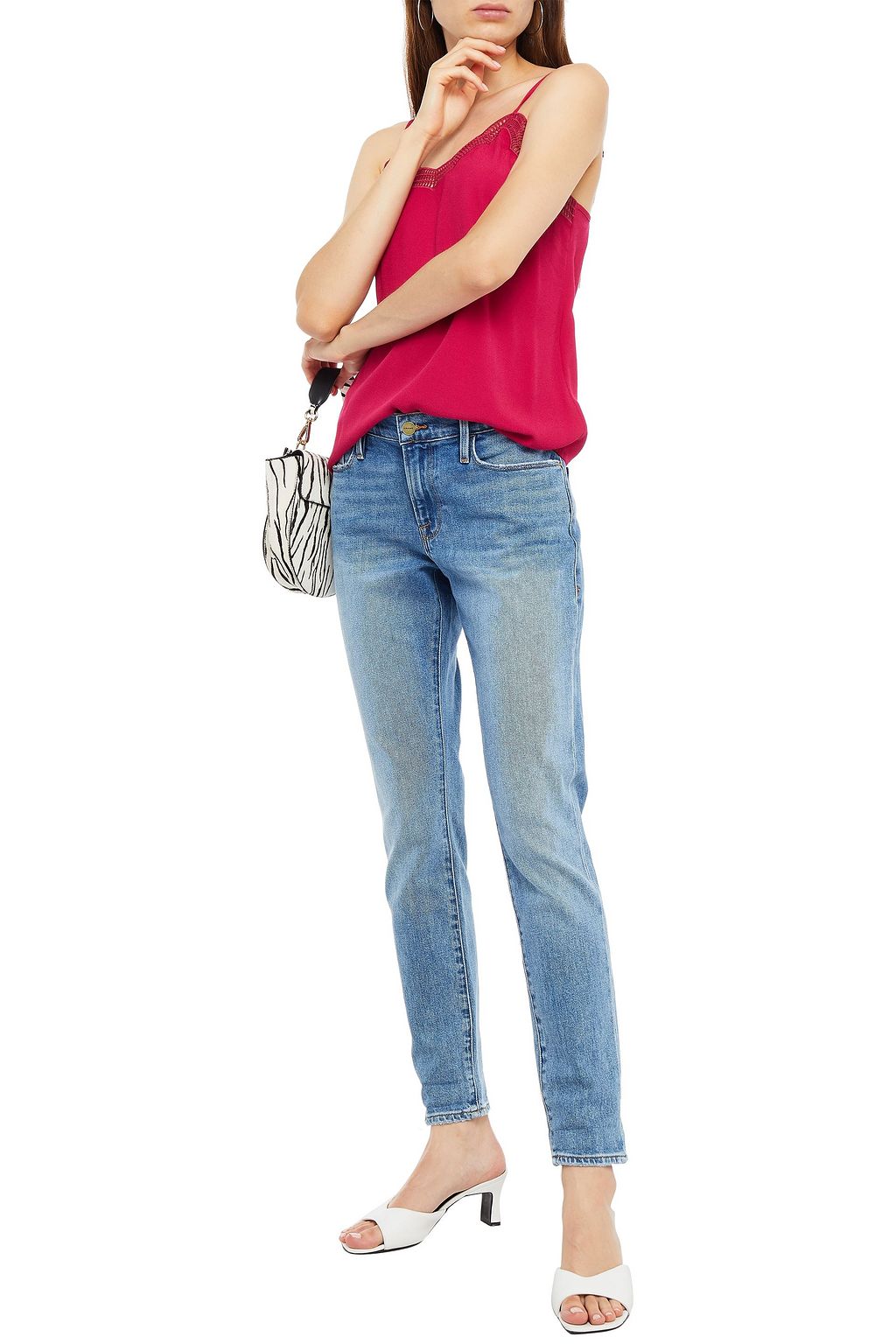 CLAUDIE PIERLOT Crepe camisole