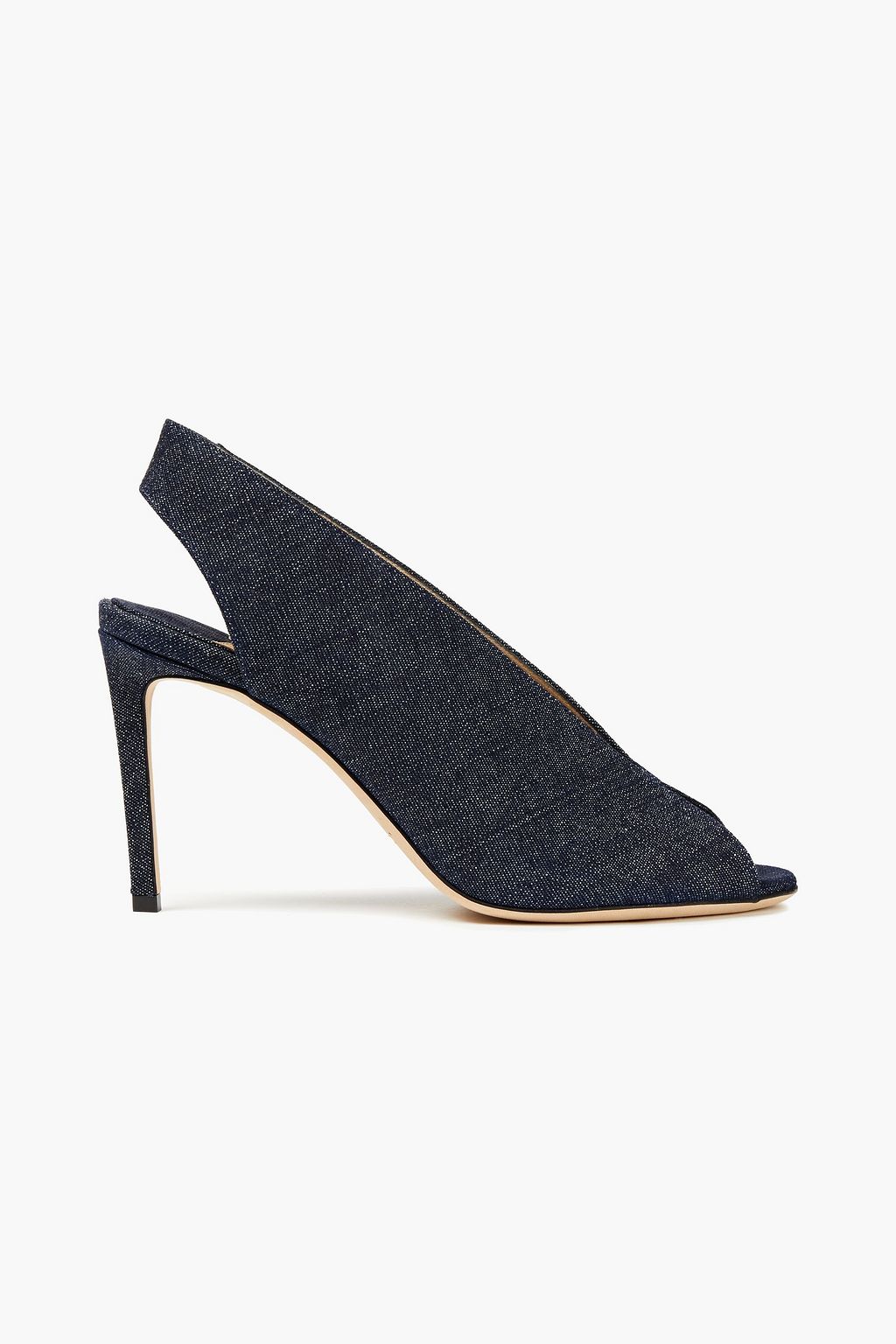 Dark denim Denim slingback sandals 