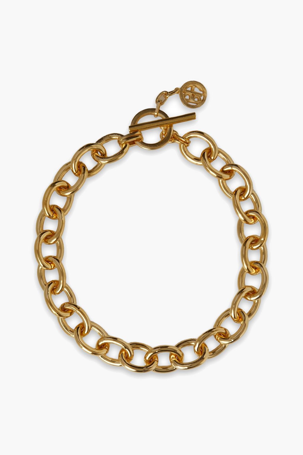 Gold 24-karat gold-plated necklace 