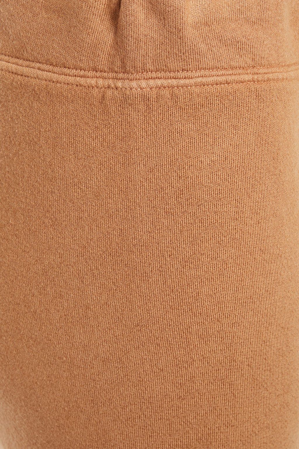 ENZA COSTA French cotton-blend terry track pants