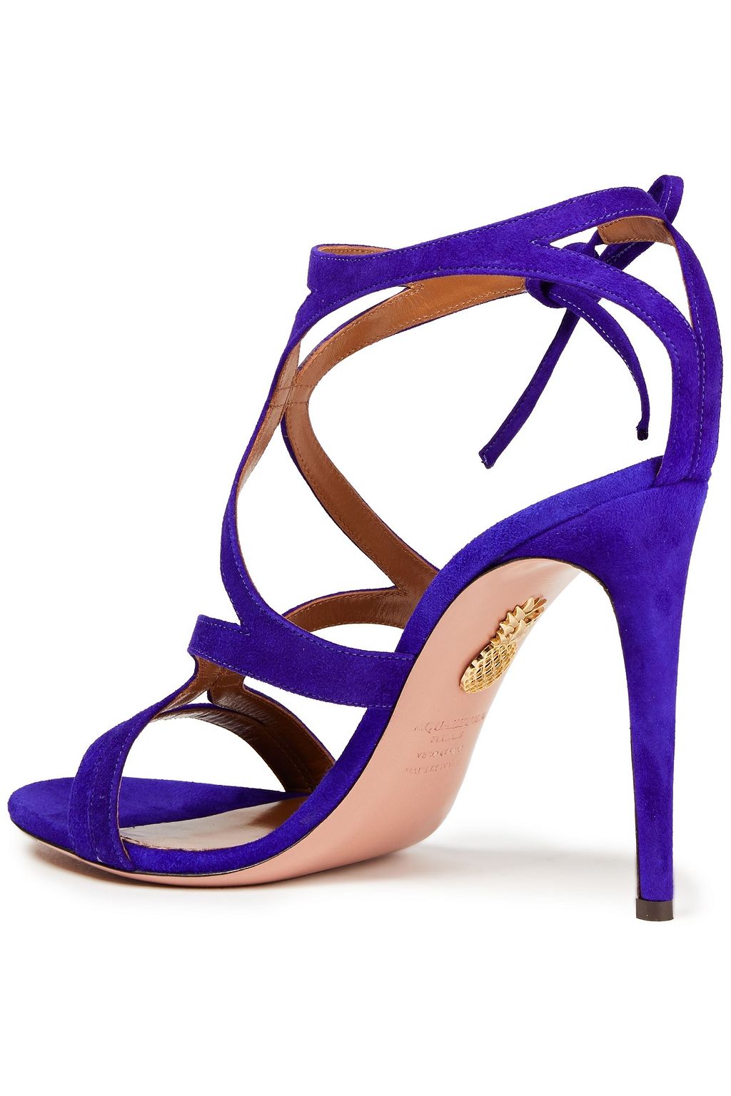 AQUAZZURA Aurelie 105 suede sandals