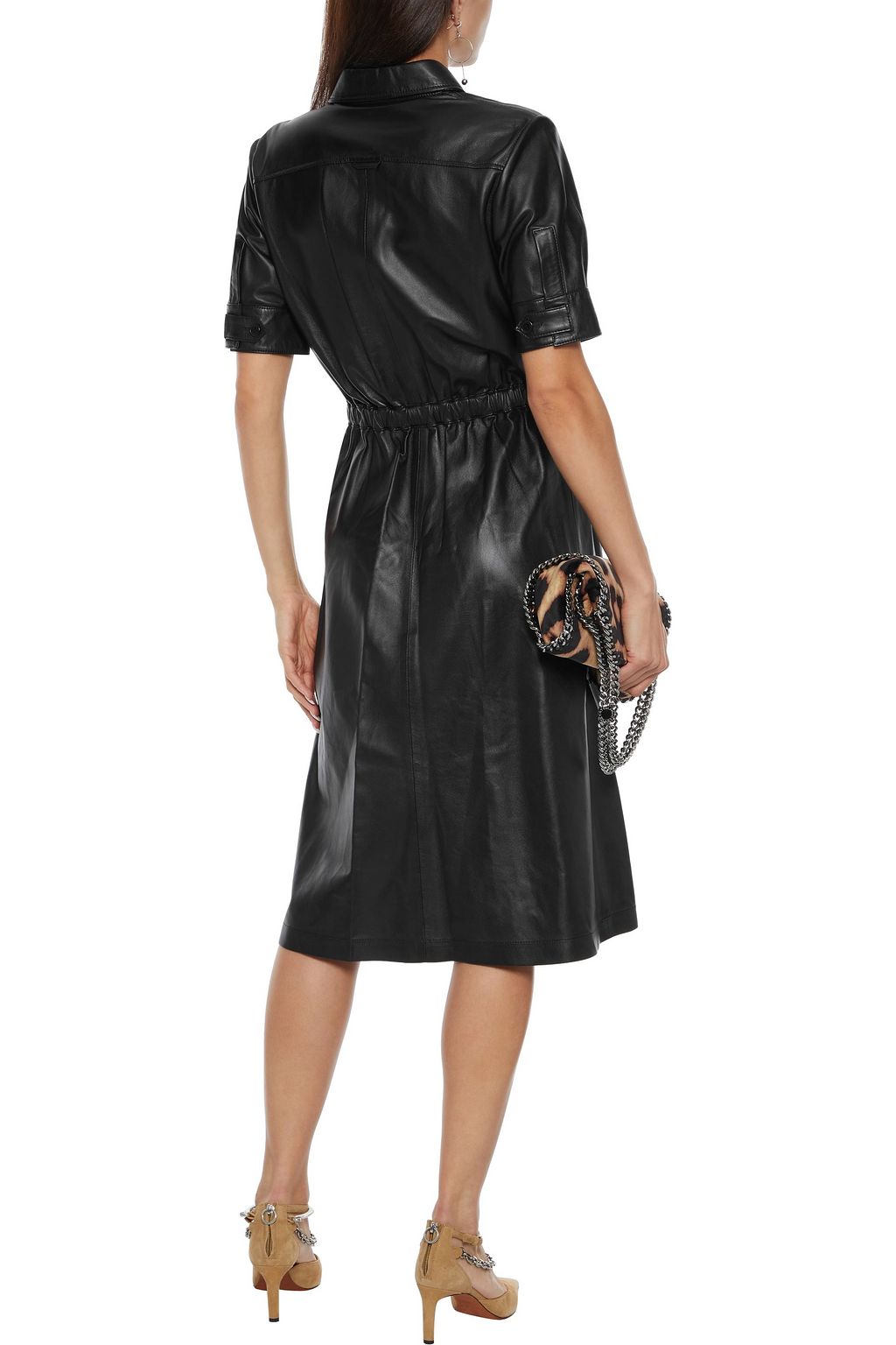 ALTUZARRA Leather shirt dress
