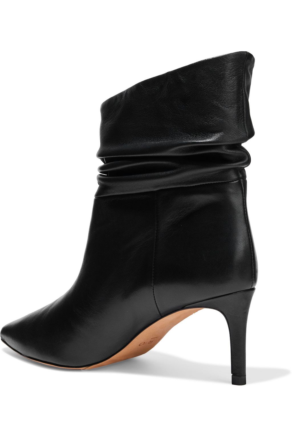 IRO Texier gathered leather ankle boots