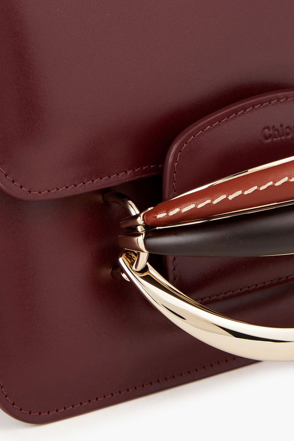 CHLOÉ Kattie embellished leather cross-body bag