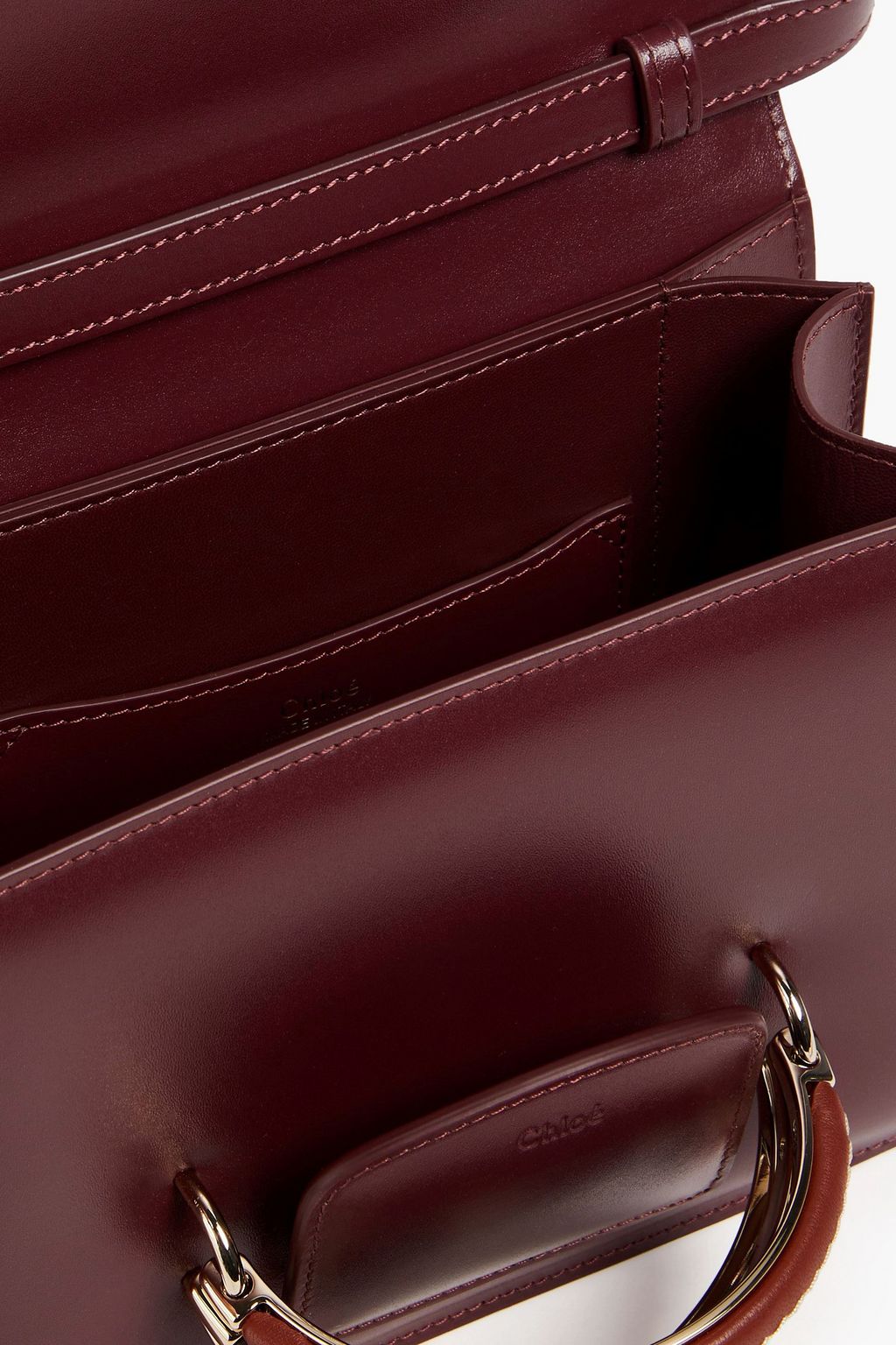 CHLOÉ Kattie embellished leather cross-body bag