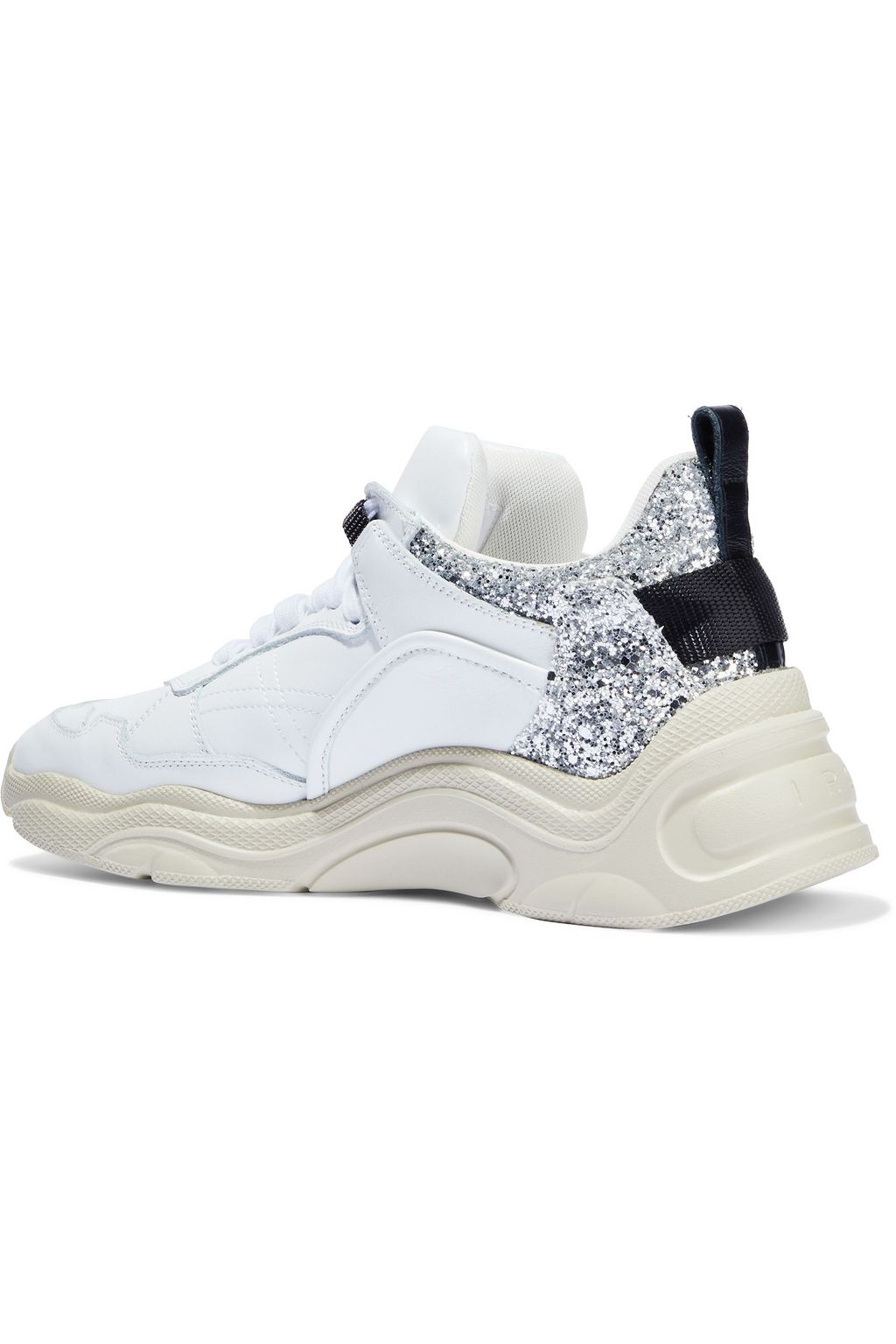 IRO Curve Runner mesh and suede sneakers