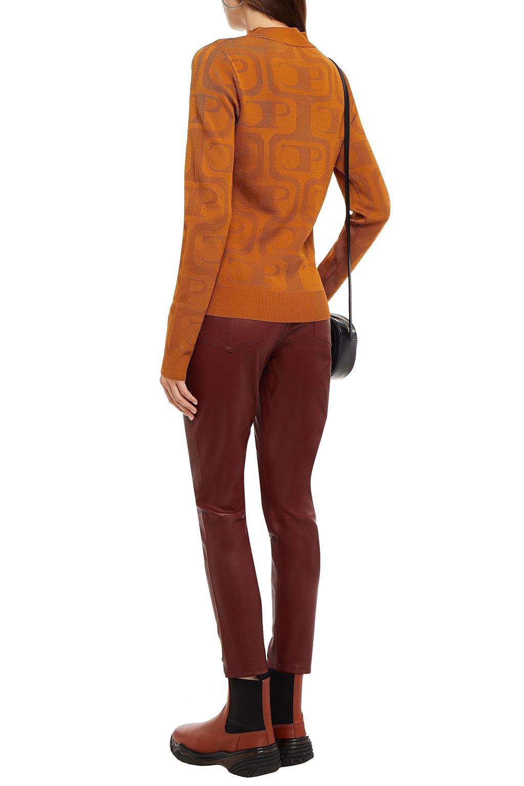 CLAUDIE PIERLOT Miel jacquard-knit sweater