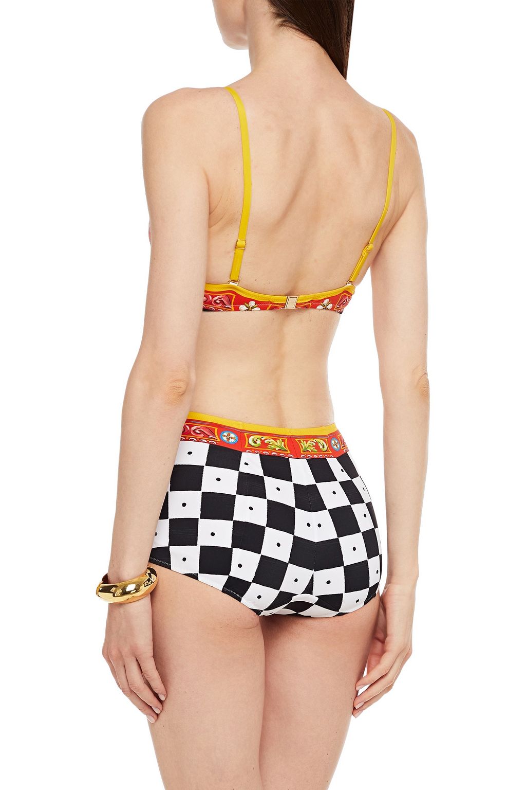 DOLCE&GABBANA BEACHWEAR Printed bikini