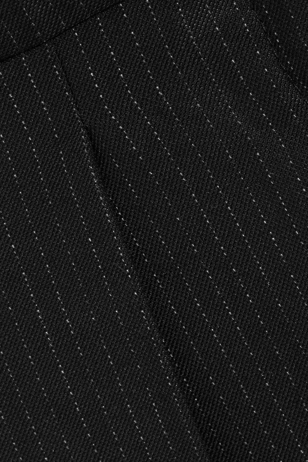 IRO Cairn metallic pinstriped twill tapered pants