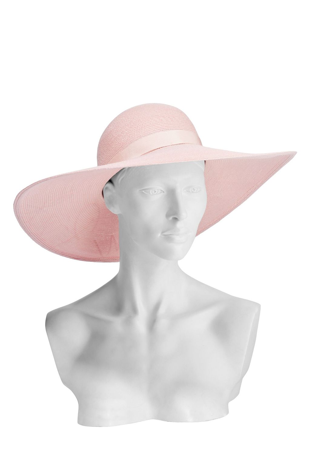 EUGENIA KIM Bunny Pretty In Pink appliquéd hemp-blend sun hat