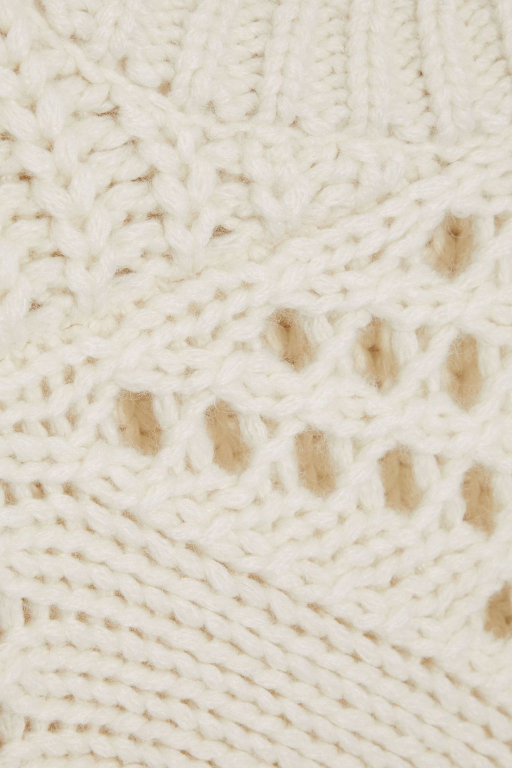 IRO Hana ruffled open-knit sweater
