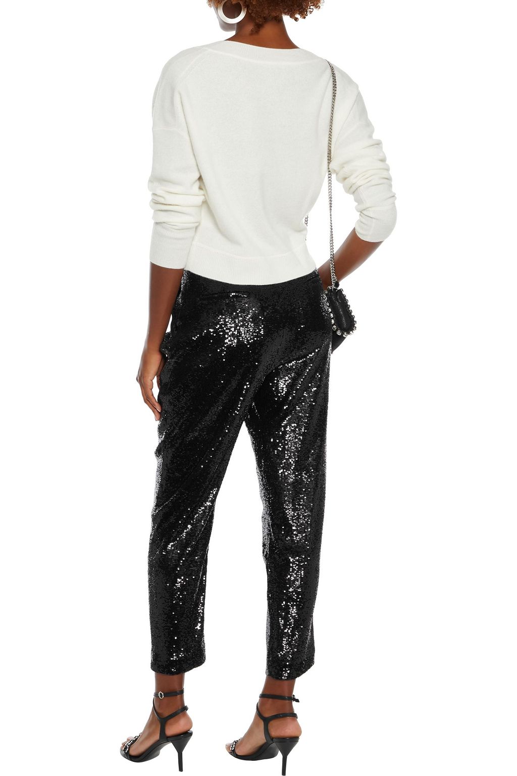 IRO Winner sequined tulle tapered pants