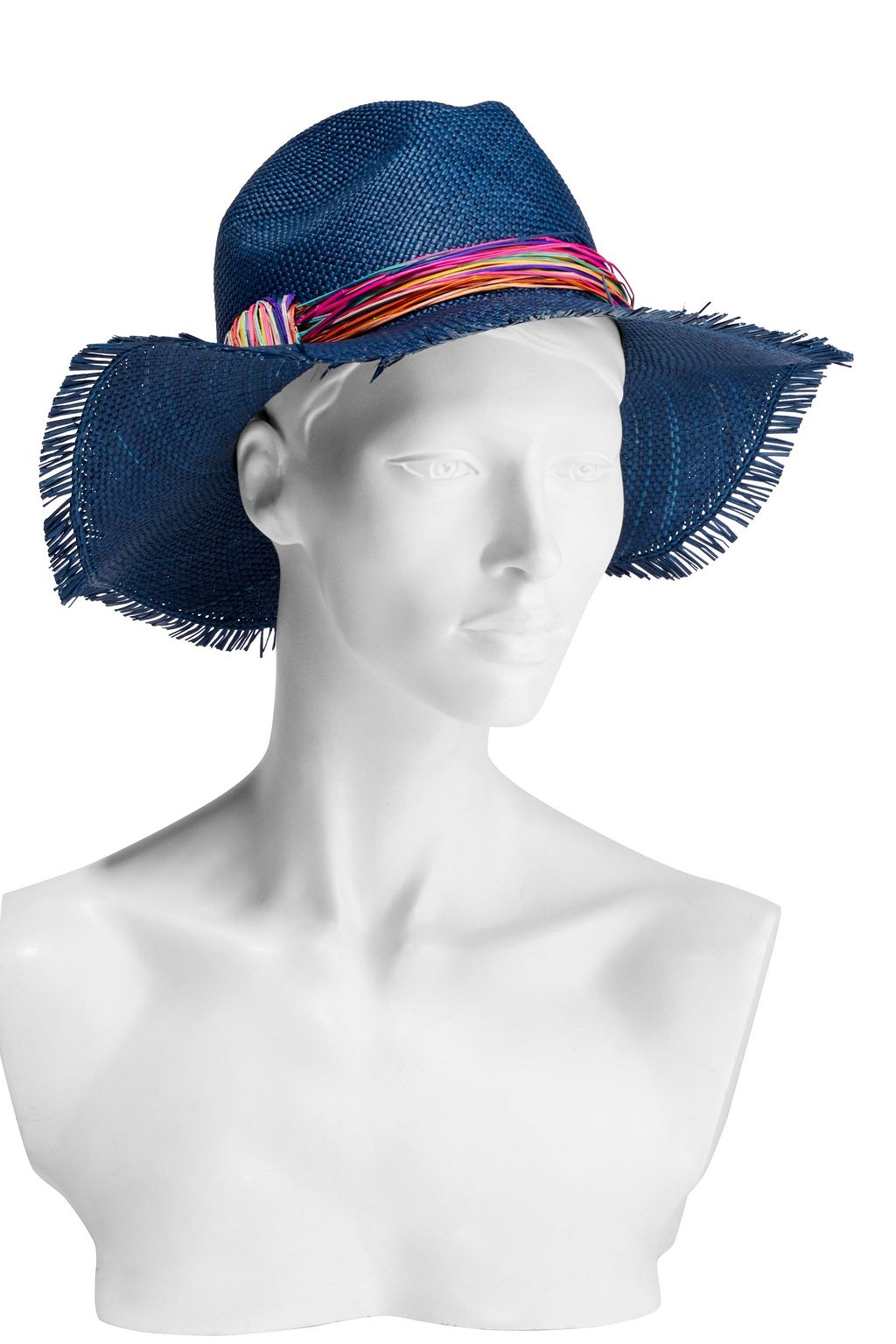 EUGENIA KIM Courtney frayed straw fedora