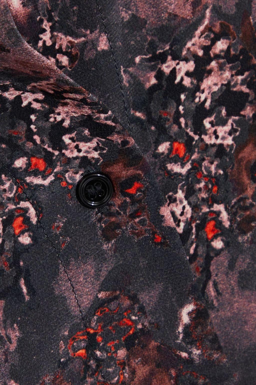 IRO Haul printed crepe de chine shirt