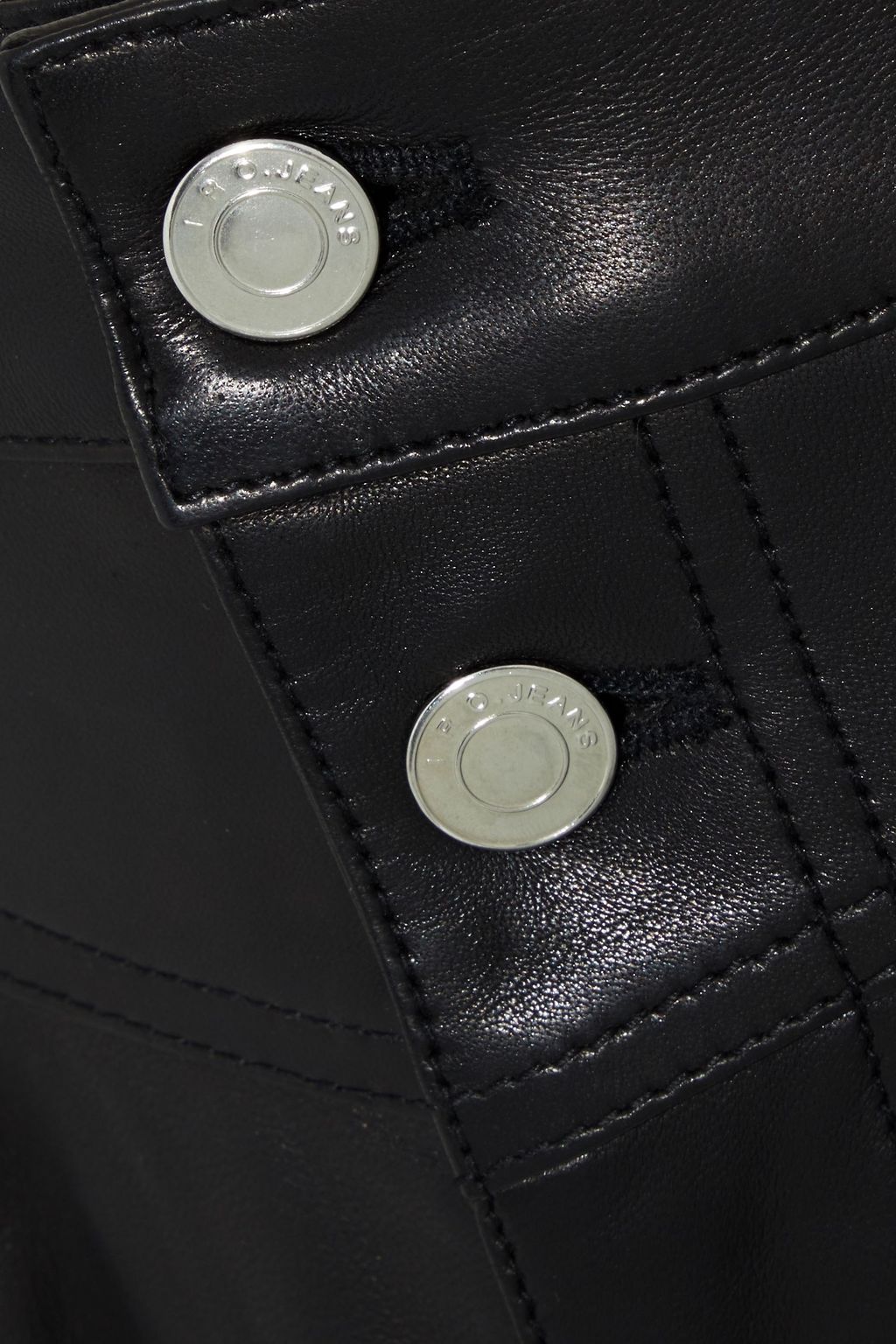 IRO Harald pleated leather shorts