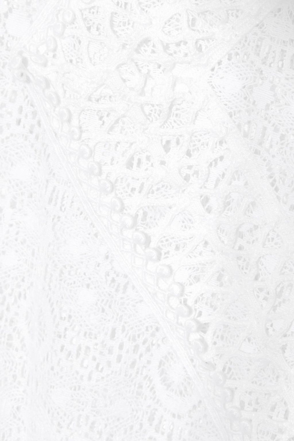 IRO Steela crochet-trimmed cotton-blend lace top